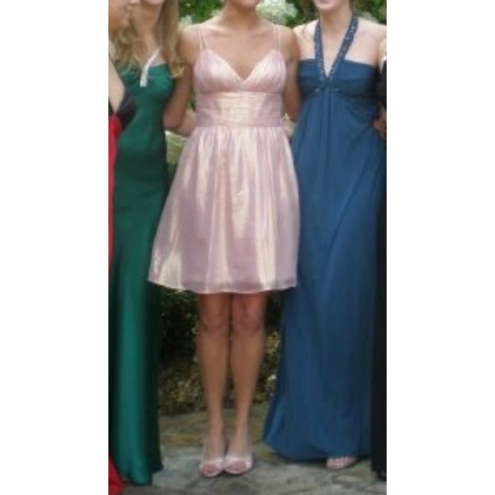 OC by Oleg Cassini pale pink dress